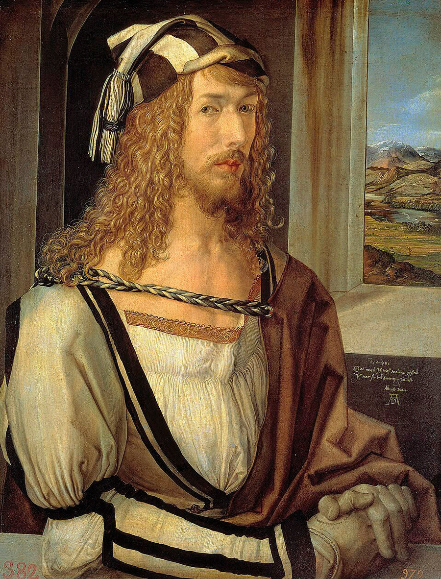 Albrecht Dürer – Selbstbildnis im Pelzrock · Kunst in Häppchen im BODA WEINHAUS